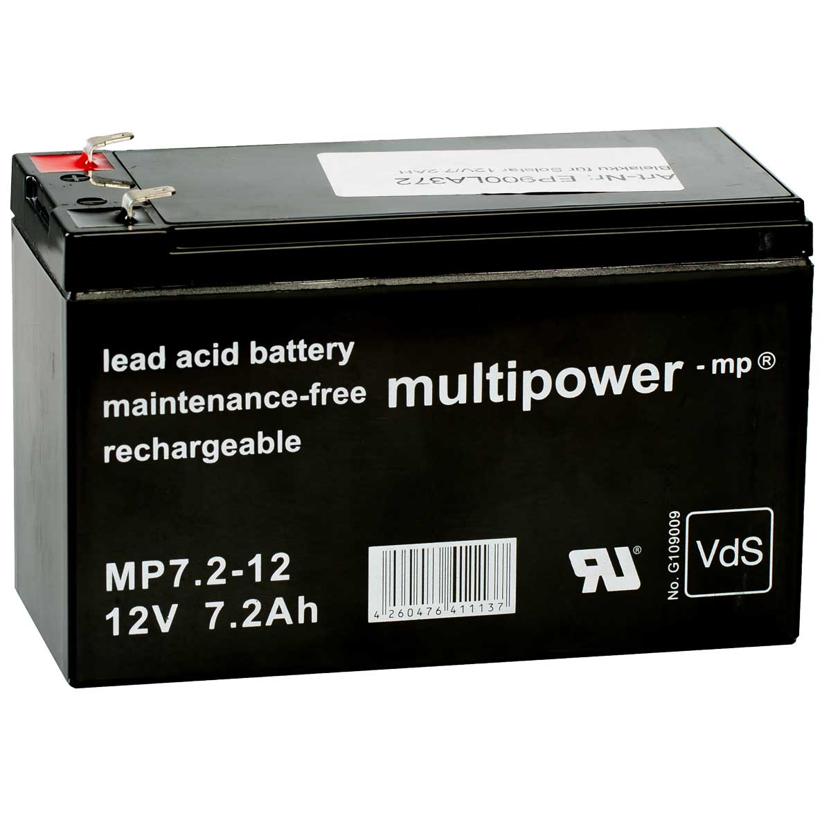 Herkules Hochleistungsbatterie 12 V / 7,5 Ah