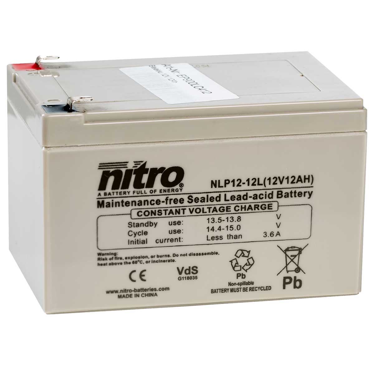 Herkules Hochleistungsbatterie 12 V / 12 Ah