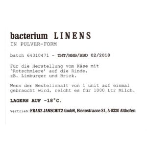 Rotschmiere Kultur