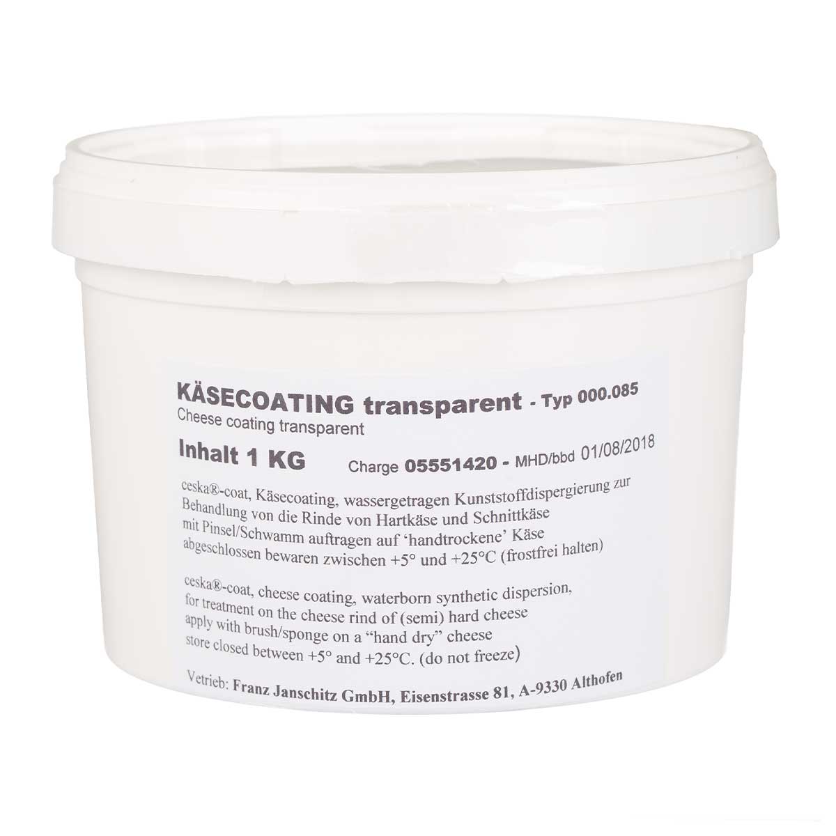 Cheese coating yellow / transparent 1 kg